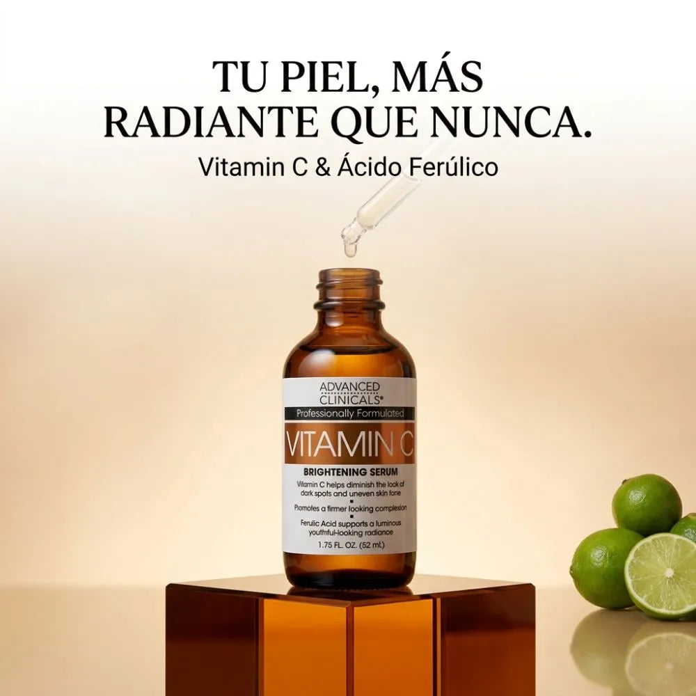 Sérum iluminador para la piel con vitamina C - Devuélvele a tu piel la luminosidad que perdió